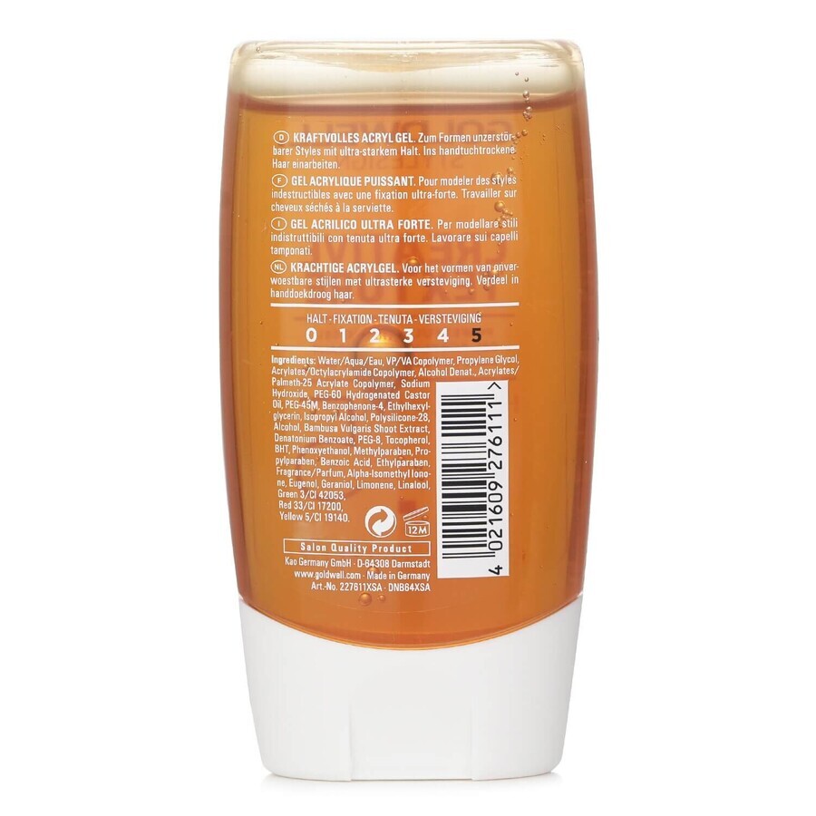 Goldwell StyleSign Creative Texture Potente gel acrilico Hardliners 5 gel per capelli, tenuta forte 150 ml