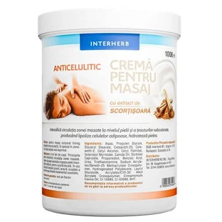 Anti-cellulite massage cream, 1000 ml, Interherb