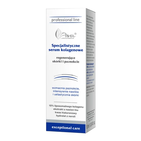 AVA Professional Line, Kollagenserum, regeneriert Nagelhaut und Nägel, 10 ml