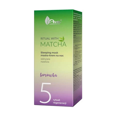 AVA Ritueel met Matcha, nachtmasker-crème, 50 ml