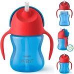 Avent tazza con cannuccia 200 ml 9m+ azzurra