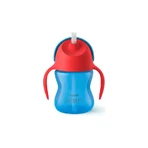 Avent tazza con cannuccia 200 ml 9m+ azzurra