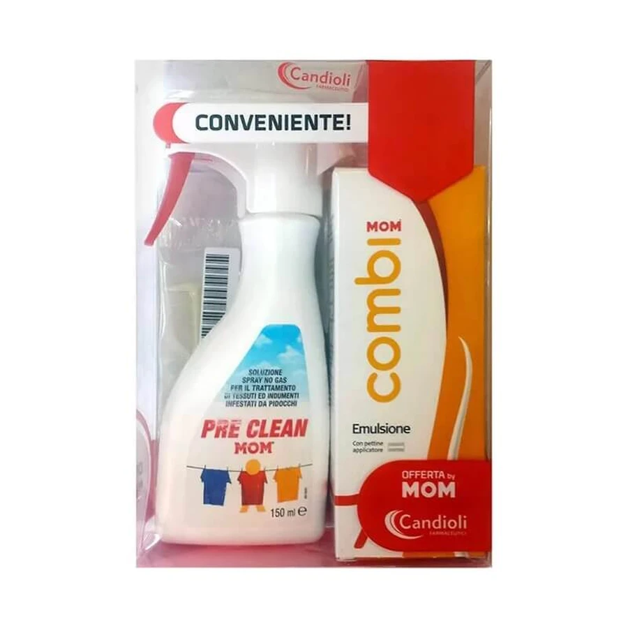 Candioli Notfall-Set für Kopfläuse - Kombi-Emulsion 100 g + Pre-Clean-Spray ohne Gas 150 ml