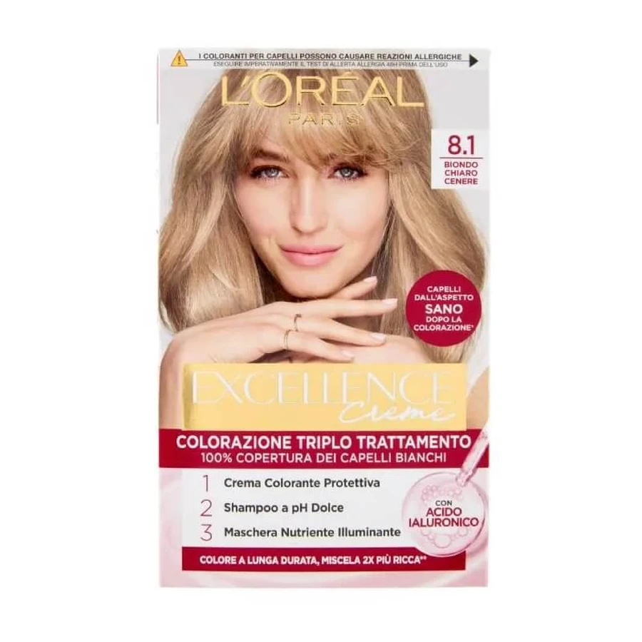 L'oreal paris Excellence creme - hair coloring treatment #8.1 light ash blonde