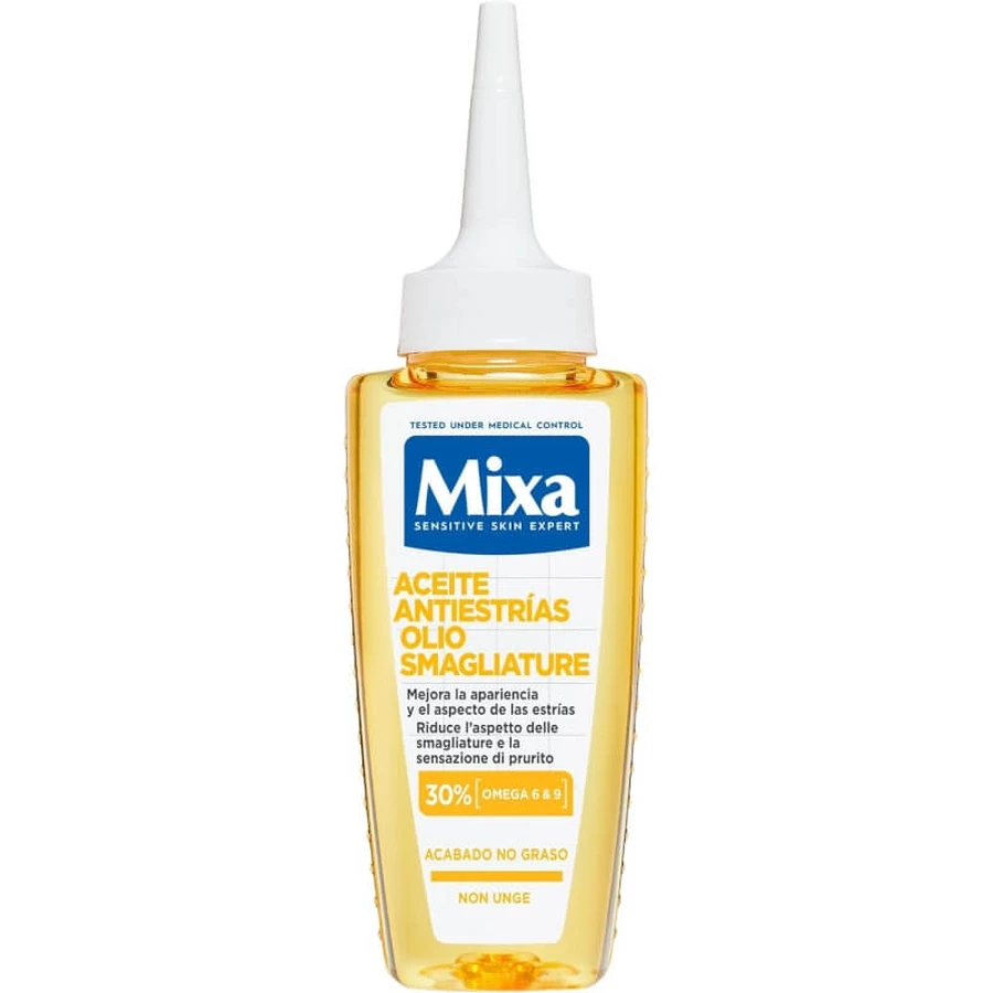 Mixa Aceite antiestrías contra los signos del embarazo o los cambios de peso 100 ml