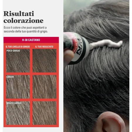 Just for men Șampon colorant h-30 maro