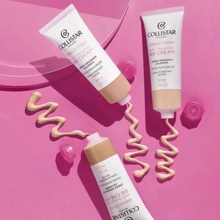 Collistar hydroactive+ anti pollution bb cream - feuchtigkeitsspendende creme spf 30 getönt 50 ml - klar