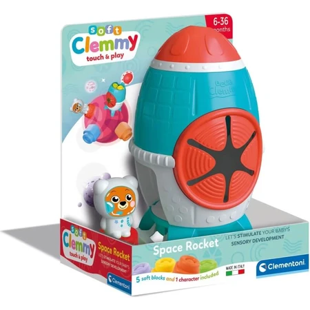 Clementoni Soft clemmy 17806 - Weltraumrakete - Bausatz