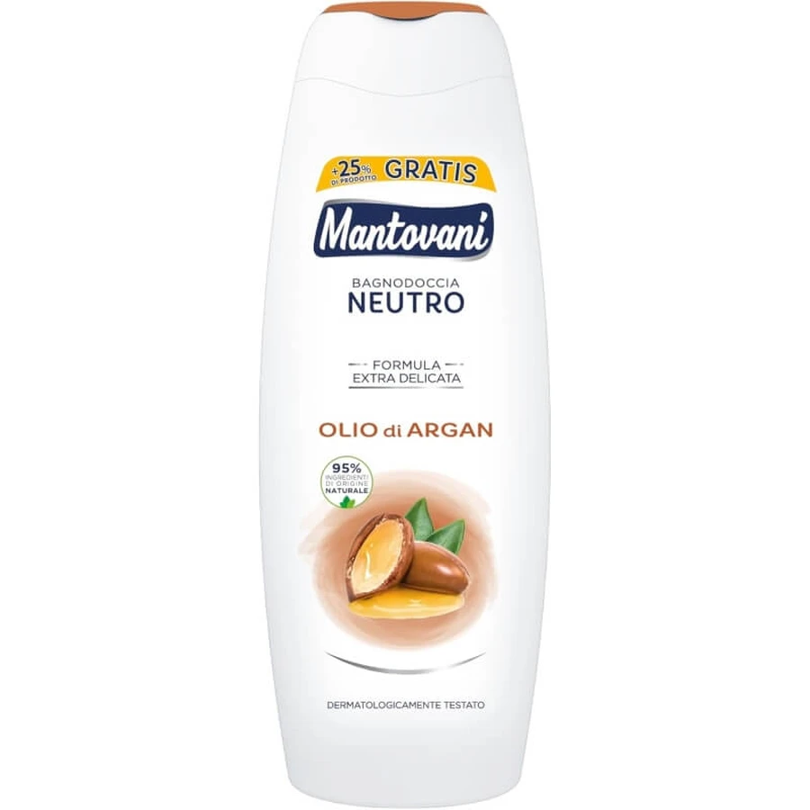 Mantovani aceite de argán - gel de ducha neutro 400 ml