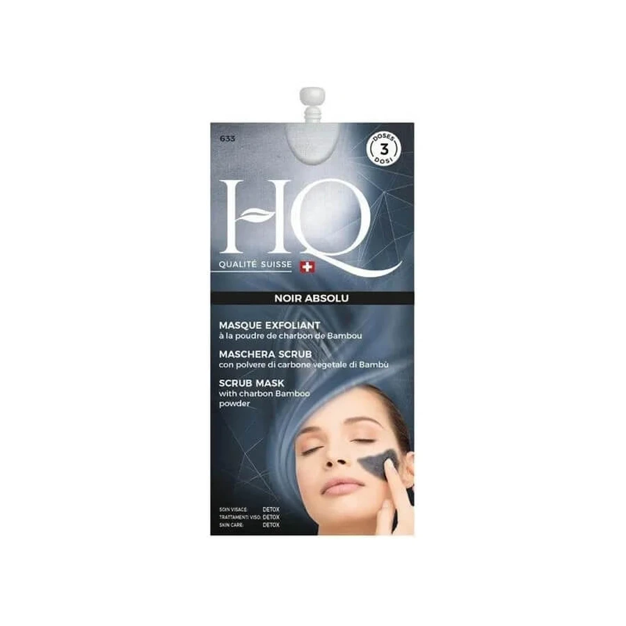 Hq Qualitè suisse - masque détox gommant 3 doses 15 ml