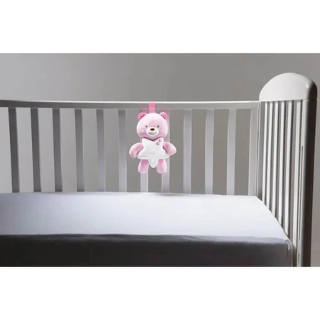 Chicco Gute Nacht Bär rosa 0m+