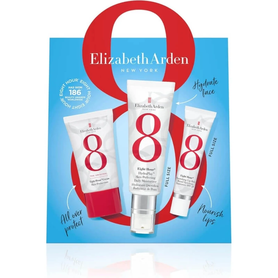 Elizabeth arden Cofanetto eight hour starter kit - routine essenziale per pelle radiosa e protetta