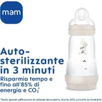 Mam Easy start anti-colic - biberon 0m+ tetină silicon 130 ml roz