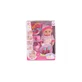 Muñeca Moni trade con accesorios - se alimenta bebe y hace pis 3+