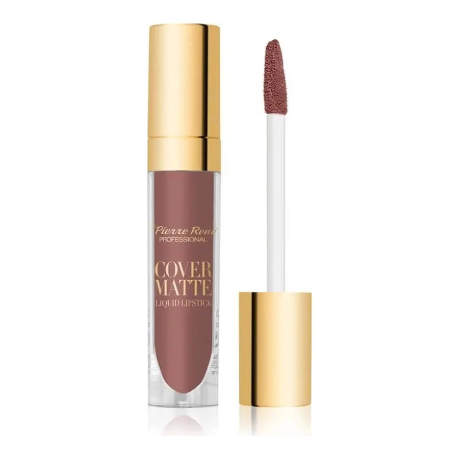 Pierre rene Cover matte - liquid matte lipstick no. 05 rosy brown