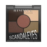 Rimmel scandaleyes 5 pan - paleta de sombras de ojos no. 02 marrón brixton