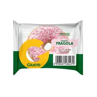 Pączki Giusto o smaku truskawkowym bezglutenowe 35 gr