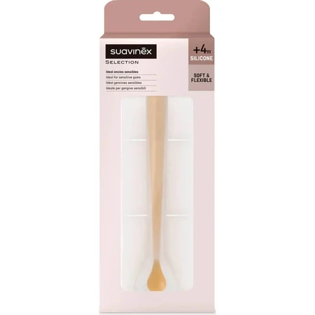 Suavinex Auswahl Farbe Essenz 4m+ - Silikonlöffel - Mango