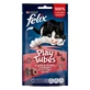 Purina felix play tubes turkey and ham - snacks for adult cats 50 gr