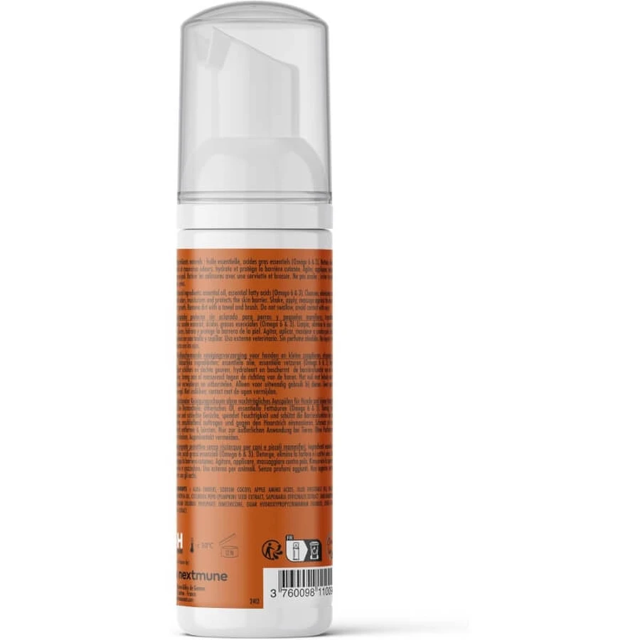 Dermoscent Essential mousse - limpiador hidratante calmante sin aclarado para perros y gatos 150 ml