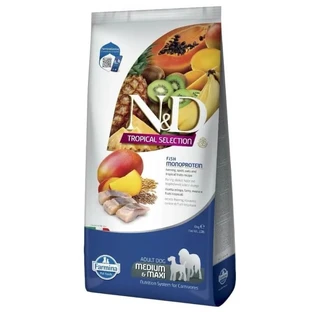 Farmina N&amp;d selección tropical arenque y fruta tropical - pienso complementario para perros adultos de tamaño mediano 2 kg