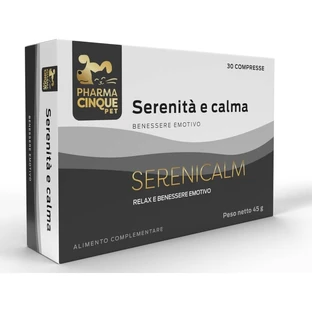 Pharma5pet Serenicalm rust en kalmte - aanvullende voeding voor honden en katten 30 tabletten