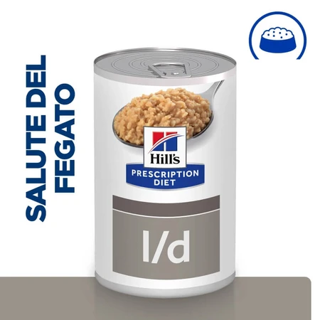 Hill's Diet l-d liver care - nourriture humide complète pour chiens souffrant de maladies du foie 370 gr
