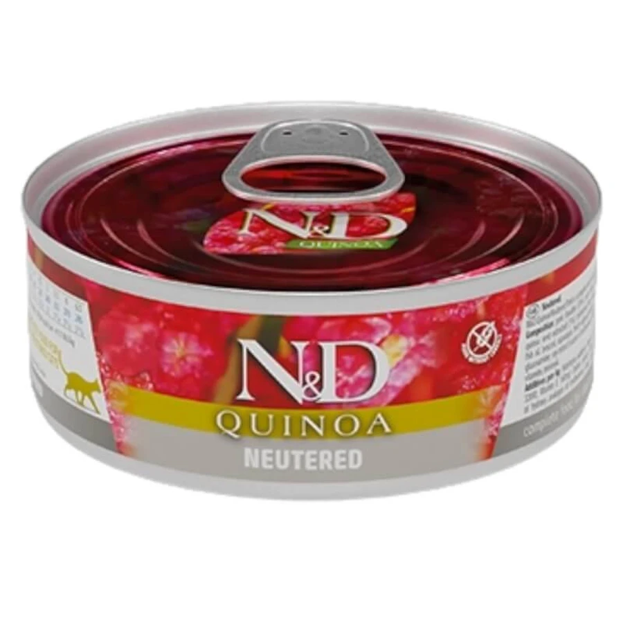 Farmina N&amp;d gato esterilizado cerdo - alimento completo para gatos adultos esterilizados 80 gr