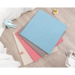 Kiokids Play mat - 4 modules pink eva and carpet 60x60 cm