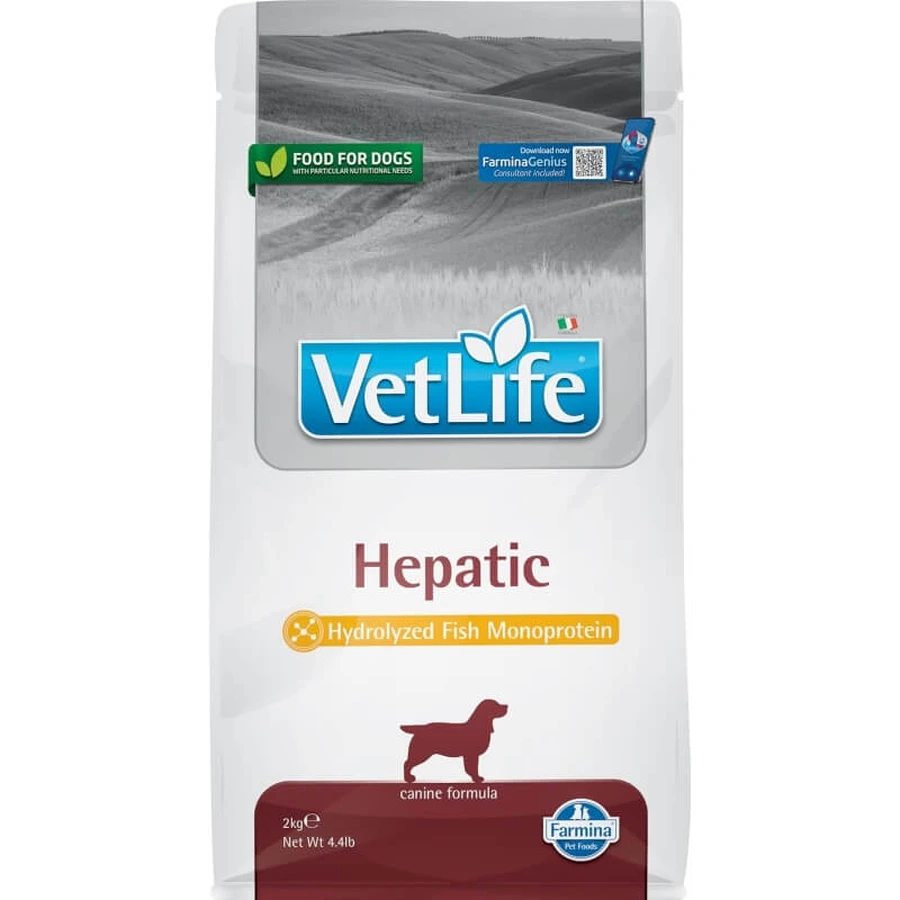 Farmina Vet life hepatic canine formula - volledige voeding voor honden met chronisch leverfalen 2 kg
