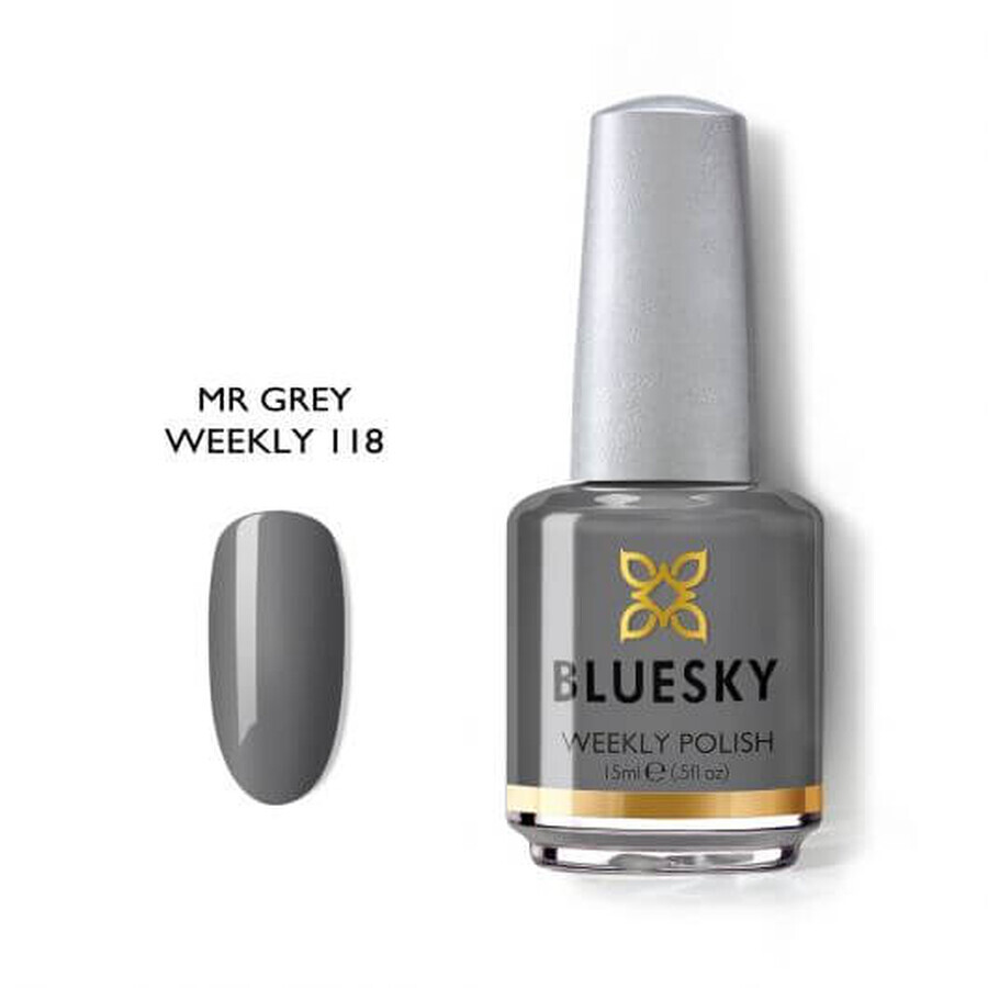 Bluesky Herr Grau Nagellack 15ml