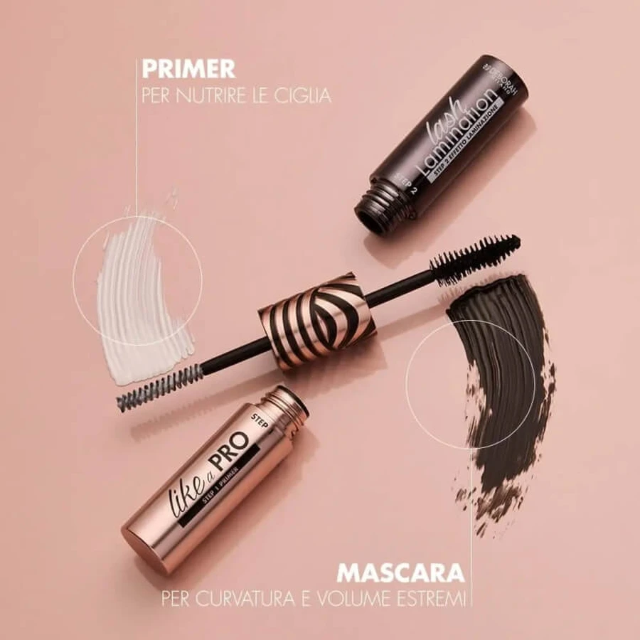 Deborah Like a pro wimperlaminaat - mascara volume &amp; laminaat zwart