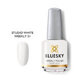 Nagellack Bluesky Studio Weiß 15ml