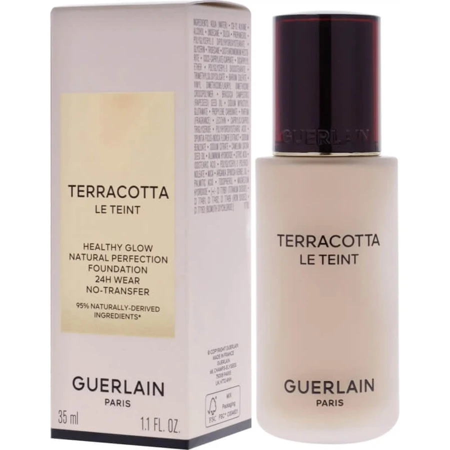 Guerlain terracotta le teint - fondotinta perfezione naturale - n. 2w caldo/dorato 35 ml