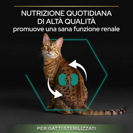Purina pro plan sterilised adult renal plus rabbit - sterilisiertes Katzenfutter für Erwachsene, Nierengesundheit 10 kg