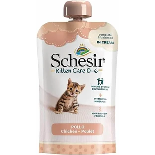 Schesir Gattino pouch cream pollo - alimento umido per gattini da 0 a 6 mesi 150 gr