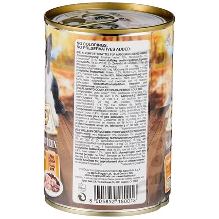 Schesir Stuzzy monoproteină pui proaspăt - hrană completă pentru câini adulți 400 g