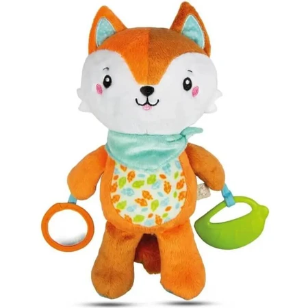 Clementoni Happy fox - plush toy first months 0m+