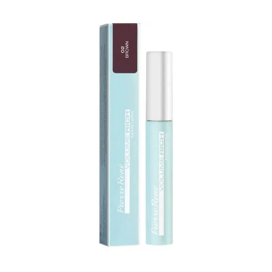 Pierre rene Volume rich mascara - mascara voluminizadora no. 02 marrón