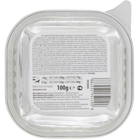Almo nature Daily menu cod and green beans - complete food for adult dogs 100 gr