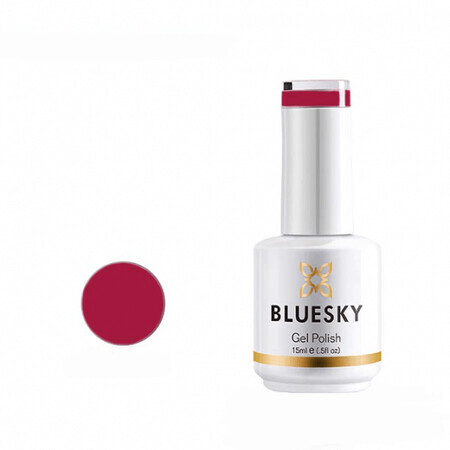 Semi-permanenter Nagellack Bluesky UV Dark Pink 15ml