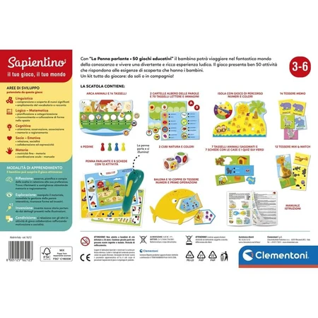 Clementoni Sapientino - der interaktive Stift 50 Spiele