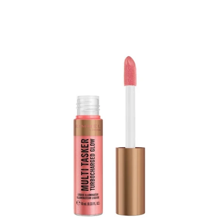 Rimmel multi tasker turbocharged glow - rozświetlacz w płynie nr 002 rosy rebel: ceny i cechy