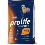 Prolife Dualfresh Adult Medium Large avec de la dinde, du porc et du riz - nourriture complète pour chiens 12 kg