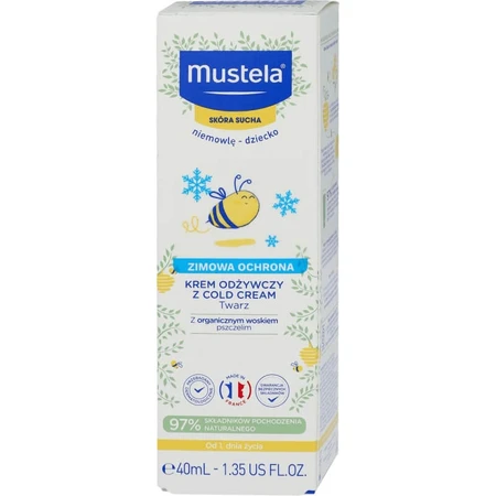 Mustela crema facial nutritiva al Cold Cream para pieles secas 40 ml