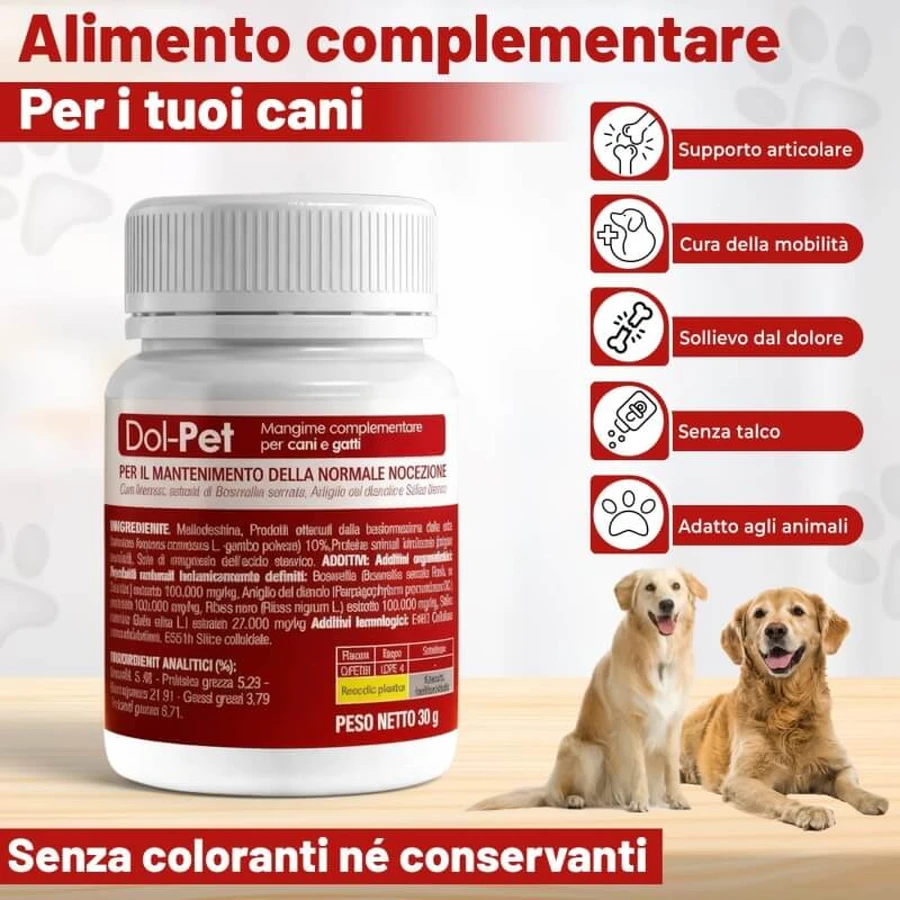Cs pets ltd Dol pet - karma uzupełniająca dla psów i kotów 30 tabletek: ceny i cechy