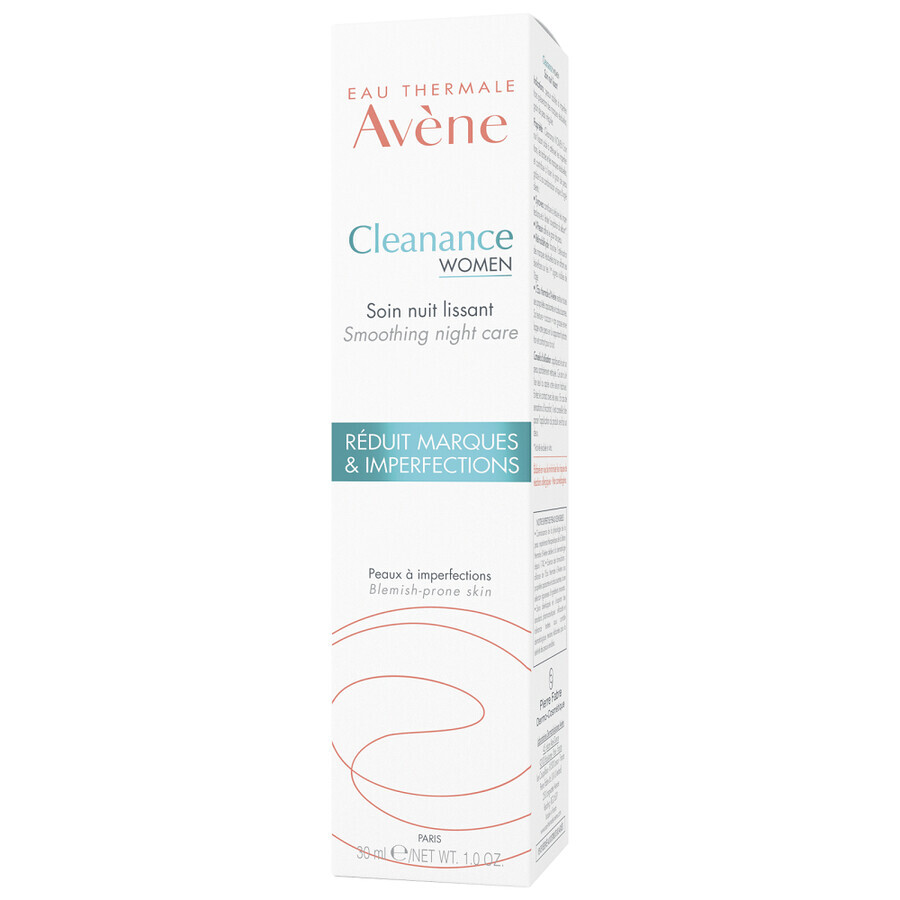 Crema de noche alisante Cleanance Women , 30 ml, Avene