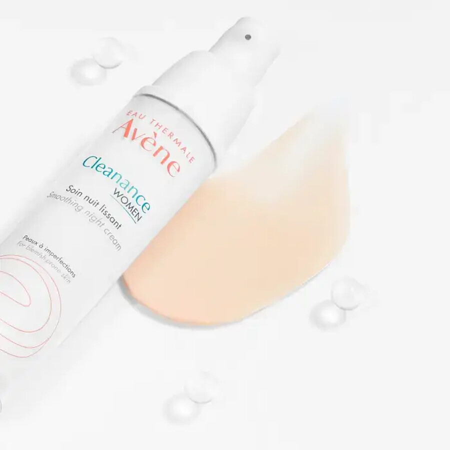 Crema de noche alisante Cleanance Women , 30 ml, Avene