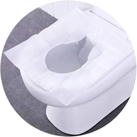 8 wegwerptoiletten voor hygiëne en bescherming