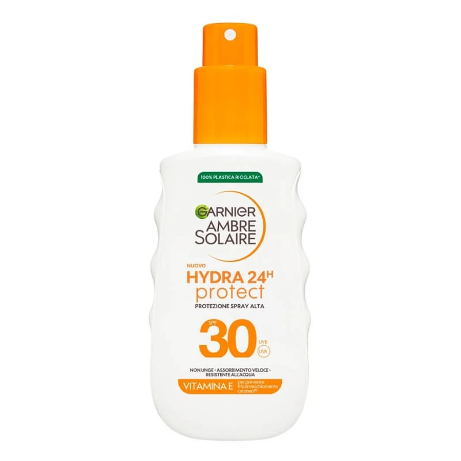 Garnier zonnebrandcrème 30 spf hydra 24h protect spray hoge bescherming 150 ml